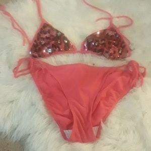 Cheetah print swimsuit